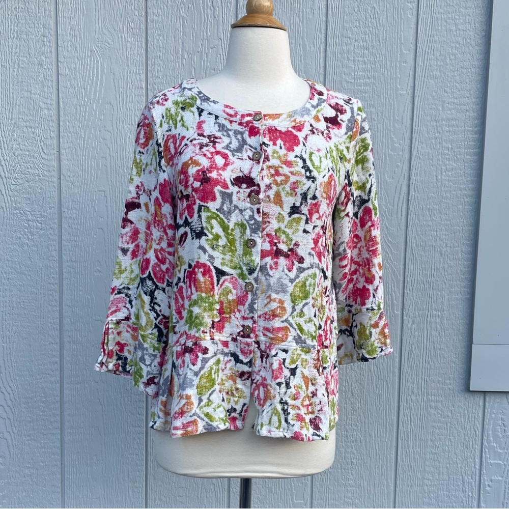 Habitat Clothes To Live In Artsy XS Floral Blouse